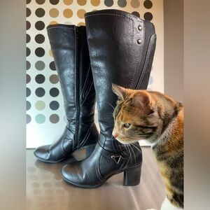 Black Boots 8.5 Wide Calf